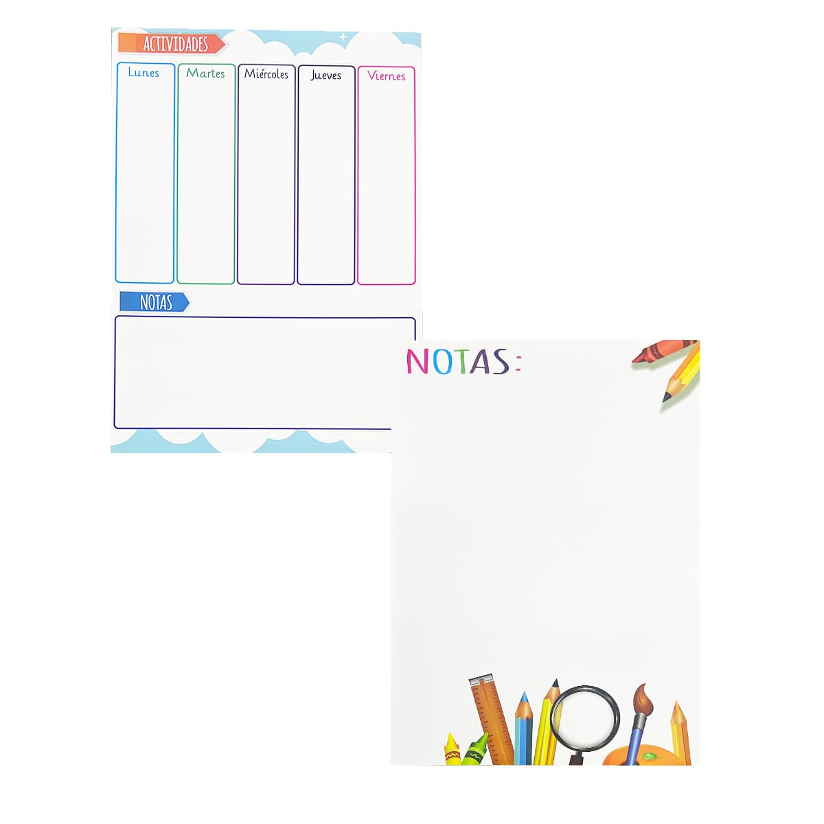 Miniatura 3 de Set x2 Pizarras Magnéticas MANA-0079